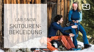 Skitourenausrüstung Die Bekleidung – Tutorial 917 Deutsch  LAB SNOW [upl. by Assillim824]