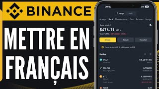 Comment Mettre Binance En Français 2024 [upl. by Ajed]