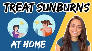 Sunburn का घर पर ऐसे करें treatment  Sunburn Causes amp Treatment  Dr Aanchal [upl. by Ilyssa]