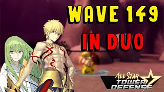 How To Get Wave 149 in duo FT izanagi5742  All Star Tower Defense [upl. by Breeze]