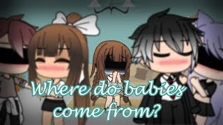 Where do babies come from  GLMV  Gacha life  Alisons past New OC [upl. by Chrotoem]