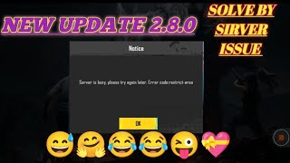 HOW TO SOLVE SIEVER ISSUE PUBG MOBILE GLOBAL VERSION NEW UPDATE 280 [upl. by Alleinad]