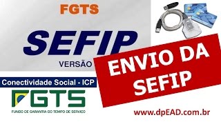 Envio da SEFIP  Portal da Conectividade Social ICP [upl. by Lesiram]