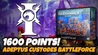 How to Start a Custodes Army Adeptus Custodes Battleforce Indepth Look  Guide [upl. by Convery929]