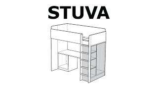 How to assemble the STUVA storage unit [upl. by Ennaeel591]