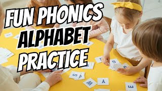 FUN Phonics Practice Video Letters A  Z Sounds with Sounding Out [upl. by Gav]