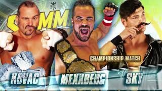 Mexxberg c vs Michael Kovac vs Ricky Sky  Summer Crush ´23 ★ RoE Wrestling [upl. by Hahcim]