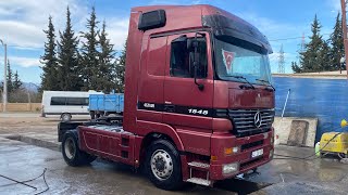 MERCEDES ACTROS 1848 V8 alınırmı çalışırmı kazanırmı detaylar actros mersedes v8 motor viral [upl. by Sisxela469]