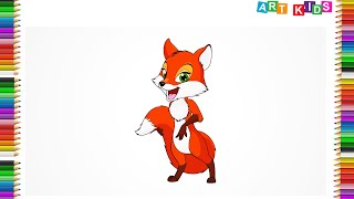 How to draw a fox [upl. by Ingalls]