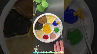 The combination of yellow and colors which color did you like paintmixing satisfying asmr [upl. by Akenahs954]