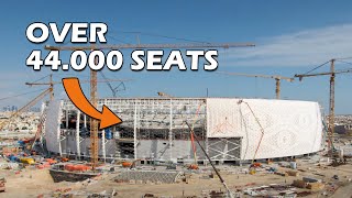 Building the AL THUMAMA STADIUM  FIFA World Cup Qatar 2022  CINEMATIC TIMELAPSE 4K [upl. by Peednas]