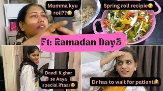 Mummy Rone Lage Saba Ko Yaad Karke🥺Ramadan series✨ Day 3Springrollrecipe😋 [upl. by Budde]