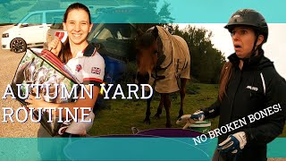 Autumn Horse Routine  Vlog 45  Beth Endurance [upl. by Anerbes349]