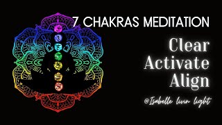 7 Chakras 11min Guided Meditation listen to for 21 days spiritualawakening spiritualalignment [upl. by Audsley]