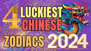 4 Luckiest Chinese Animal Zodiac Signs in 2024  Ziggy Natural [upl. by Maegan]