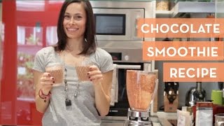 How to make a Chocolate Smoothie [upl. by Hgielac]