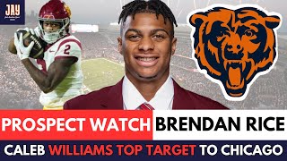 Brendan Rice  Caleb Williams for Bears New Duo in 24 NFL Draft Prospects [upl. by Shlomo18]