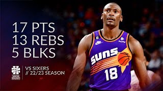 Bismack Biyombo 17 pts 13 rebs 5 blks vs Sixers 2223 season [upl. by Verile]