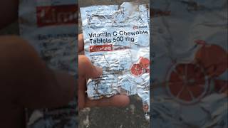 Vitamin c chewable tablets 500 mg viralshorts trending tips shorts [upl. by Alfredo]