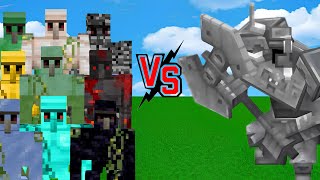 All Golems vs Ferrous Wroughtnaut  Minecraft Mob Battle [upl. by Ariamo]