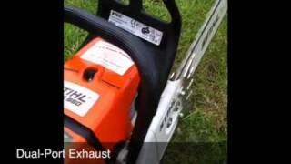 STIHL MS660 Dual Port Exhaust [upl. by Aned]