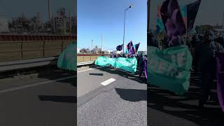 31 8 24 gefilmt beim protest gegen die erweiterung eines LNG Terminals in Rotterdam shorts lngnee [upl. by Anel]