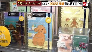 【来年の手帳】2023年版「手帳」どれが人気？ロフト売れ筋トップ5【ランキング】 2022年12月5日 [upl. by Ynohtnaeoj]