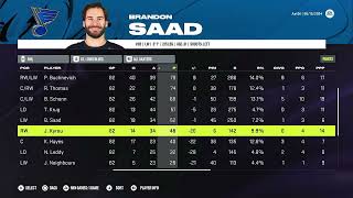 Accepting All Trades With The St Louis Blues in NHL 24 [upl. by Samuel]