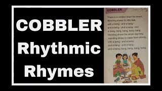 COBBLER  LKG RHYME  UKG RHYME  PEOPLE WHO HELP US  DAV RHYMES COBBLER lkgrhymes rhymes [upl. by Esinahs]