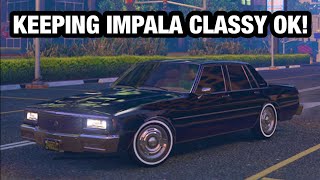 NEW Déclassé Impaler LX CUSTOMISATION Chevy Impala Sedan GTA Online [upl. by Gertie]