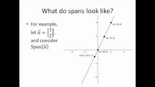 Elementary Linear Algebra Span [upl. by Dallis]