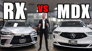 Lexus RX vs Acura MDX  Whats a better Buy Comparison Interior Exterior [upl. by Shelba424]