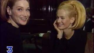 Carla Bruni and Karen Mulder Interview [upl. by Lenroc]