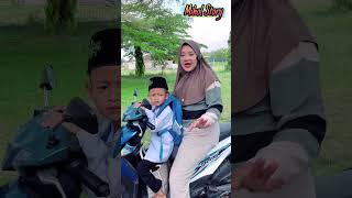 TIAN PULANG NGAJI DI JEMPUT SAMA IBU MIMI☺️😁 trending comedy humorlucu funny shorts [upl. by Enitsua]