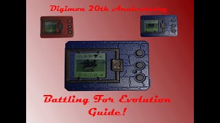 Digimon 20th Anniversary VPet How to Battle for Evolution [upl. by Hoeve]