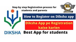 How To Register On DIKSHA App  दीक्षा एप्प पर रजिस्ट्रेशन कैसे करें  Diksha App Registration [upl. by Ula]