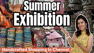 Summer Exhibition  Handcrafted Shopping in Chennai  CoOptex Exhibition Ground Egmore [upl. by Hannibal957]