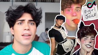 reacting to my CRINGIEST tiktok phase [upl. by Rednasela]