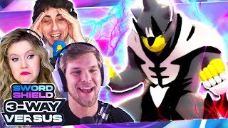 SOMEONE NERF VANDY  Pokemon Sword And Shield 3 Way Versus EP 04 [upl. by Salema]