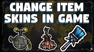 How To Change an Item Skin in Game in Dont Starve Together  Clean Sweeper Dont Starve Together [upl. by Weksler121]