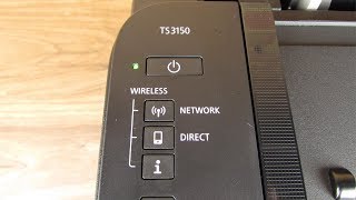 Canon PIXMA TS3150 Wifi WPS Setup [upl. by Nnednarb]