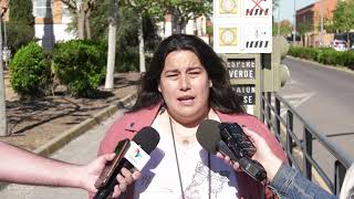 Declaraciones Yoana Sánchez FISENSI  Pictogramas semáforos Miguelturra [upl. by Reichel]