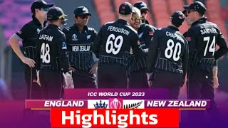 England vs New Zealand Highlights  ENG vs NZ World Cup 2023 Highlights  World Cup 2023 Highlights [upl. by Zimmer]