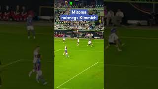 Mitoma nutmegs Kimmich  三笘薫 vs キミッヒ [upl. by Zined]