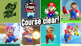 Evolution Of Mario Course Clear Victory Animation 1983  2023 [upl. by Page]