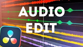 How To Edit Audio In Davinci Resolve 19  Basic Tutorial For Beginners [upl. by Atnoled]