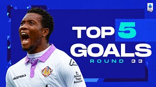 Okereke’s stunning solo goal  Top 5 Goals by cryptocom  Round 33  Serie A 202223 [upl. by Iren752]