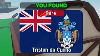 Find the Flags  Where to Find the Tristan da Cunha Flag Roblox [upl. by Gnaig]