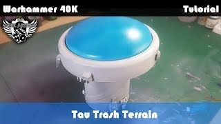 How to Make Tau Tau Terrain Warhammer 40K Tutorial [upl. by Aihsyla]