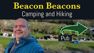 Camping at a Pub in the Brecon Beacons touring park Wales [upl. by Ileane548]